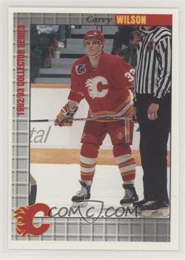 1992-93 IGA Calgary Flames - [Base] #011 - Carey Wilson