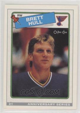 1992-93 O-Pee-Chee - Anniversary Series #21 - Brett Hull