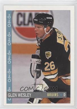 1992-93 O-Pee-Chee - [Base] #150 - Glen Wesley