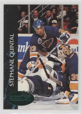 1992-93 Parkhurst - [Base] - Emerald Ice #384 - Stephane Quintal