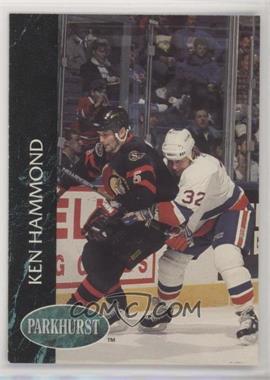 1992-93 Parkhurst - [Base] #358 - Ken Hammond