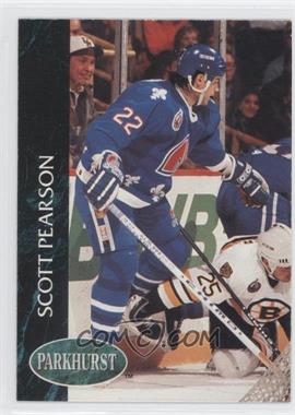 1992-93 Parkhurst - [Base] #381 - Scott Pearson