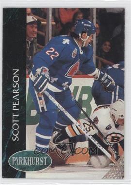 1992-93 Parkhurst - [Base] #381 - Scott Pearson