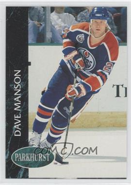 1992-93 Parkhurst - [Base] #47 - Dave Manson