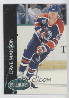 1992-93 Parkhurst - [Base] #47 - Dave Manson