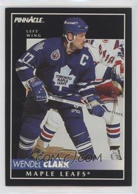 1992-93 Pinnacle - [Base] #276 - Wendel Clark