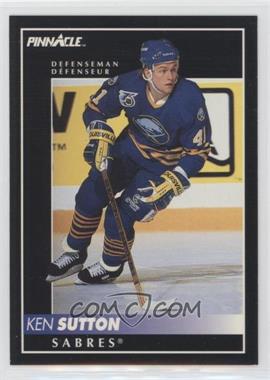 1992-93 Pinnacle Canadian - [Base] #216 - Ken Sutton