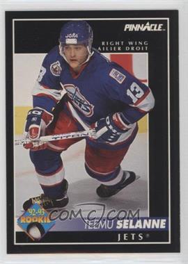 1992-93 Pinnacle Canadian - [Base] #406 - Teemu Selanne