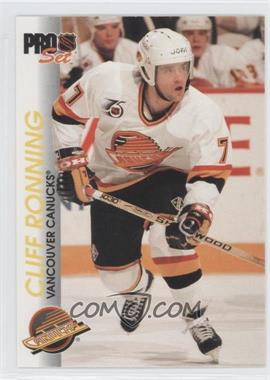 1992-93 Pro Set - [Base] #195 - Cliff Ronning