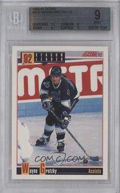 1992-93 Score - [Base] #412 - Wayne Gretzky [BGS 9 MINT]