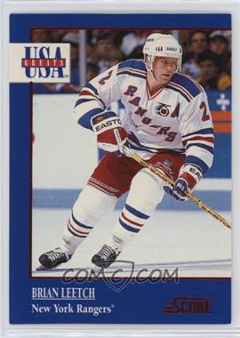 1992-93 Score - USA Greats #8 - Brian Leetch