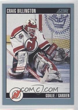 1992-93 Score Canadian - [Base] #228 - Craig Billington