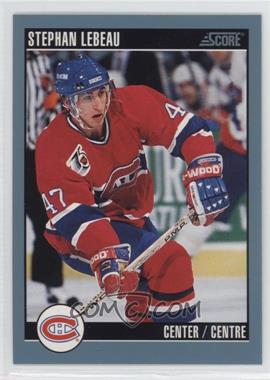 1992-93 Score Canadian - [Base] #246 - Stephan Lebeau