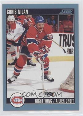 1992-93 Score Canadian - [Base] #76 - Chris Nilan
