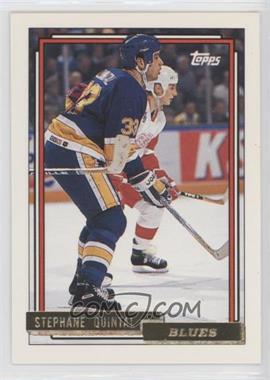 1992-93 Topps - [Base] - Gold #484 - Stephane Quintal