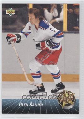 1992-93 Upper Deck - All-Stars #49 - Glen Sather