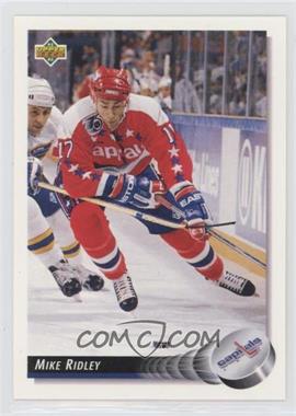 1992-93 Upper Deck - [Base] #173 - Mike Ridley