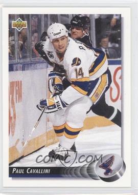 1992-93 Upper Deck - [Base] #212 - Paul Cavallini