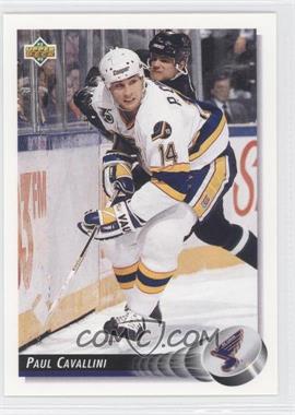 1992-93 Upper Deck - [Base] #212 - Paul Cavallini