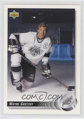 1992-93 Upper Deck - [Base] #25 - Wayne Gretzky (Posed with Daughter Paulina on Back)