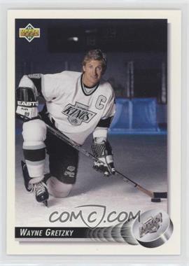 1992-93 Upper Deck - [Base] #25 - Wayne Gretzky (Posed with Daughter Paulina on Back)