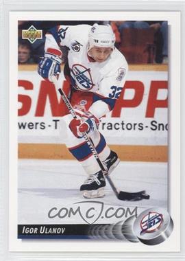 1992-93 Upper Deck - [Base] #300 - Igor Ulanov