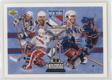 1992-93 Upper Deck - [Base] #34 - New York Rangers Team