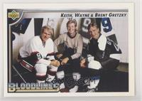 Wayne Gretzky, Keith Gretzky, Brent Gretzky