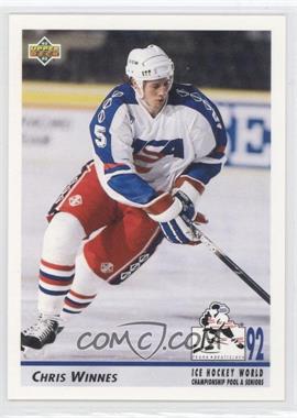 1992-93 Upper Deck - [Base] #380 - Chris Winnes