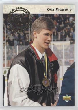 1992-93 Upper Deck - [Base] #591 - World Juniors Championships - Chris Pronger