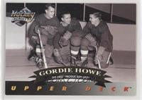 Gordie Howe, Sid Abel, Ted Lindsay [EX to NM]