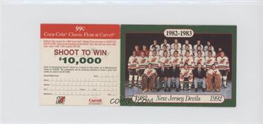 1992 Carvel Ice Cream New Jersey Devils - [Base] #_8283 - The First Season 1982-1983 New Jersey Devils
