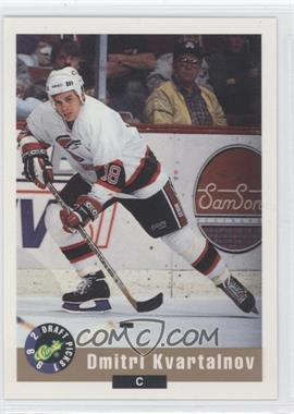 1992 Classic Draft Picks - [Base] #93 - Checklist - Dmitri Kvartalnov