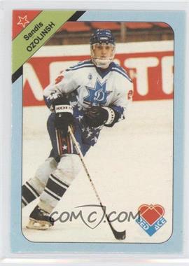 1992 Red Ace Russian Hockey Stars - [Base] #21 - Sandis Ozolinsh