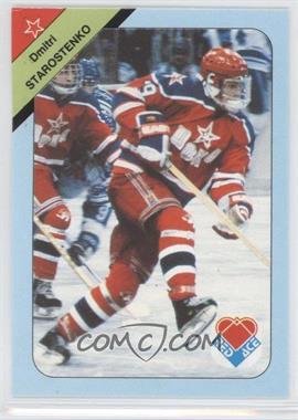 1992 Red Ace Russian Hockey Stars - [Base] #25 - Dmitri Starostenko