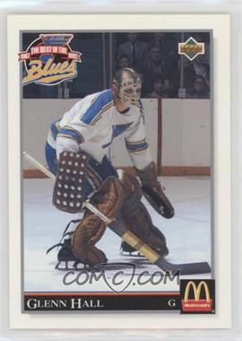 1992 Upper Deck McDonald's/Coca-Cola The Best of the St. Louis Blues - [Base] #1 - Glenn Hall