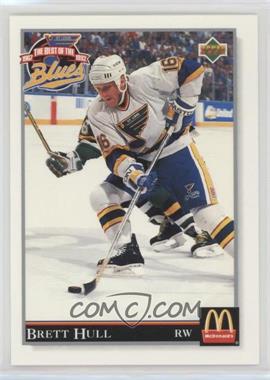 1992 Upper Deck McDonald's/Coca-Cola The Best of the St. Louis Blues - [Base] #12 - Brett Hull