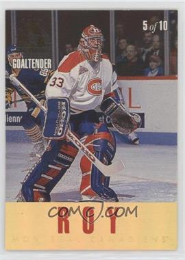 1993-94 Leaf - Gold Leaf All-Stars #5 - Patrick Roy, Tom Barrasso