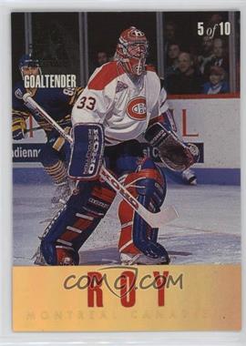 1993-94 Leaf - Gold Leaf All-Stars #5 - Patrick Roy, Tom Barrasso