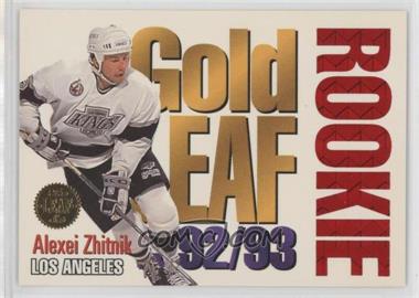 1993-94 Leaf - Gold Leaf Rookie #8 - Alexei Zhitnik [EX to NM]