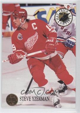 1993-94 Leaf - Hat Trick Artists #10 - Steve Yzerman