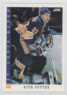 1993-94 Score - [Base] - American #323 - Rich Sutter