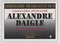 Alexandre Daigle Redemption [Poor to Fair]