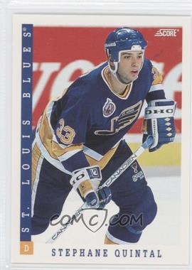 1993-94 Score - [Base] - Canadian #412 - Stephane Quintal