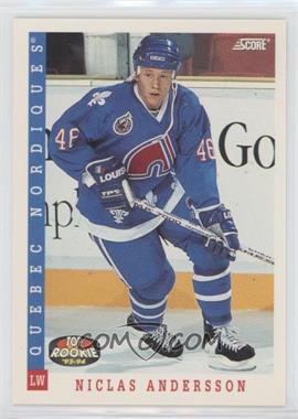 1993-94 Score - [Base] - Canadian #460 - Niklas Andersson