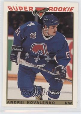 1993-94 Topps Premier - [Base] #124 - Andrei Kovalenko