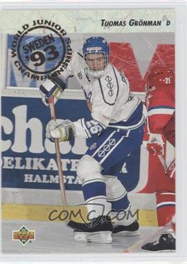 1993-94 Upper Deck - [Base] #270 - Tuomas Gronman