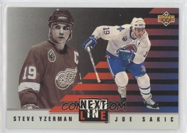 1993-94 Upper Deck - Next Line #NL3 - Steve Yzerman, Joe Sakic