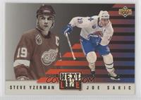 Steve Yzerman, Joe Sakic [EX to NM]