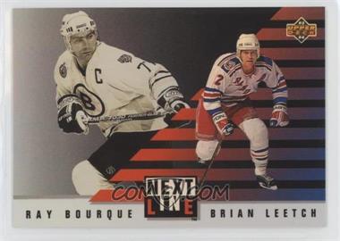 1993-94 Upper Deck - Next Line #NL4 - Raymond Bourque, Brian Leetch